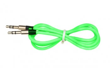 (376) Cable Auxiliar 3.5mm  Verde