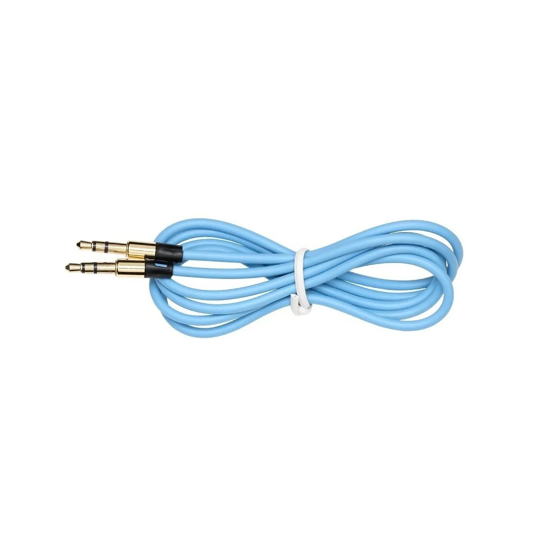 (377) Cable Auxiliar 3.5mm  azul