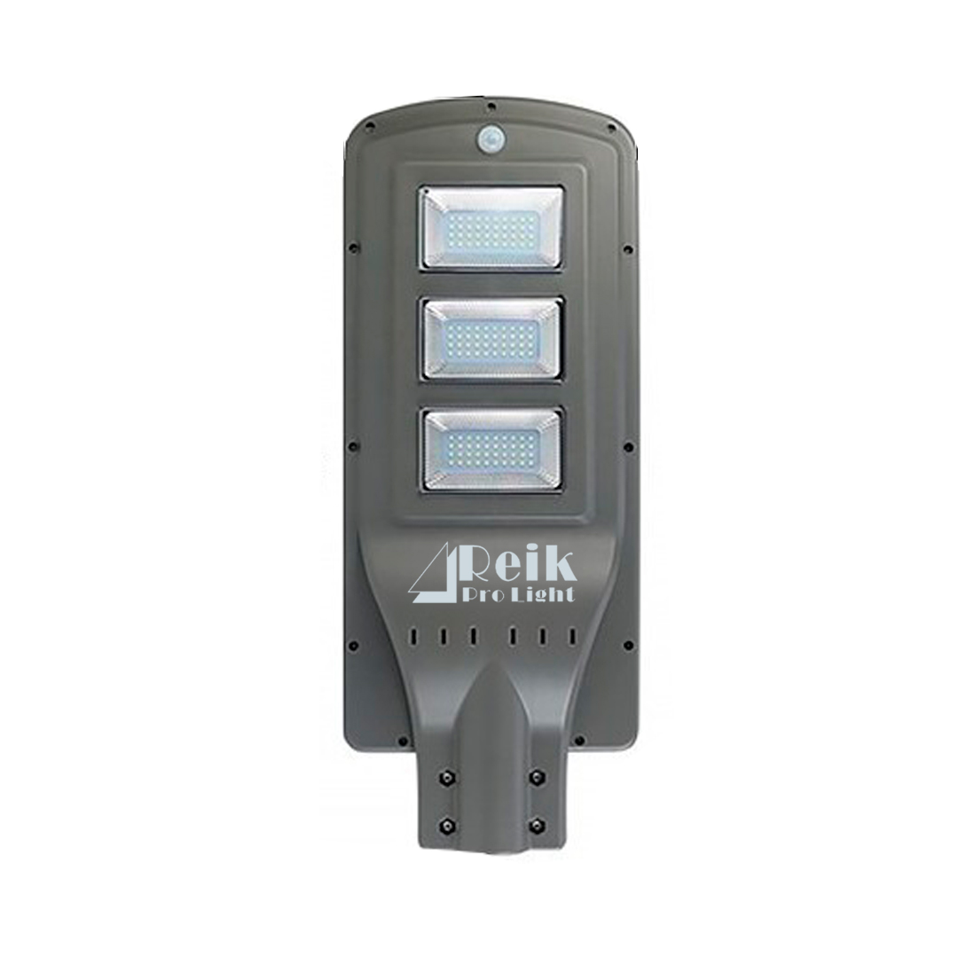 (535) Lampara solar de poste 60W con sensor de movimiento