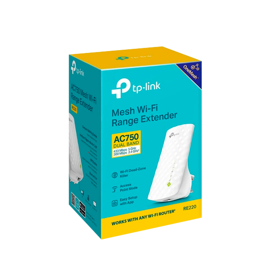 (792) Extensor de Rango AC750 RE220 Dual Band