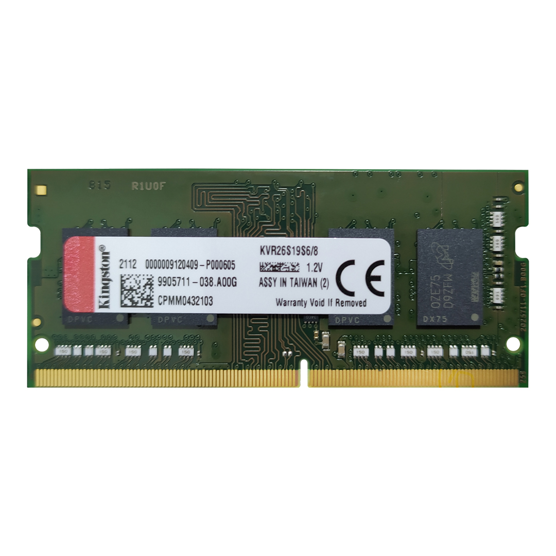(826) Memoria Ram Kingston 8 GB DDR4 2666 MHZ para laptop