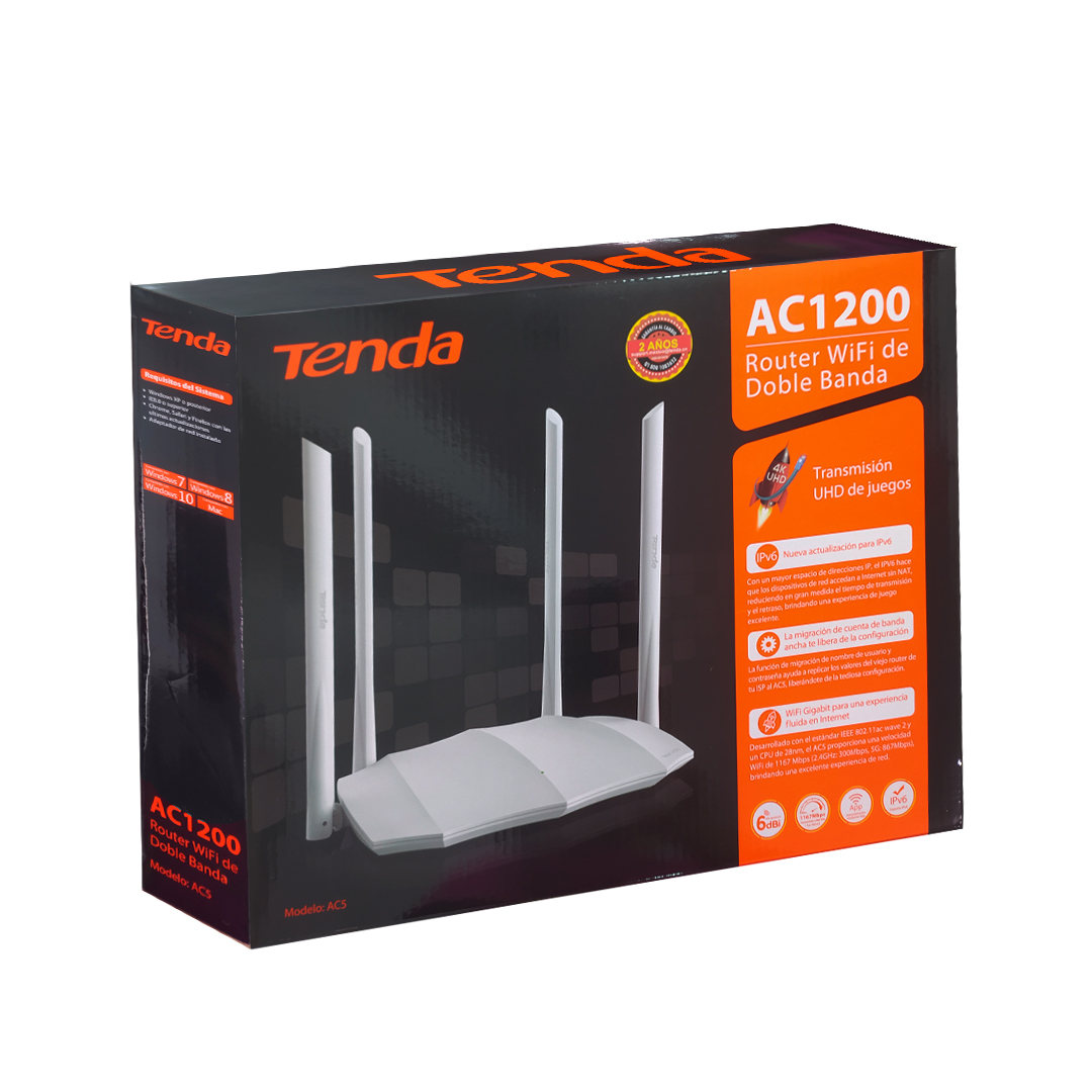 (1416) Router Tenda AC5 AC1200 Dual Band