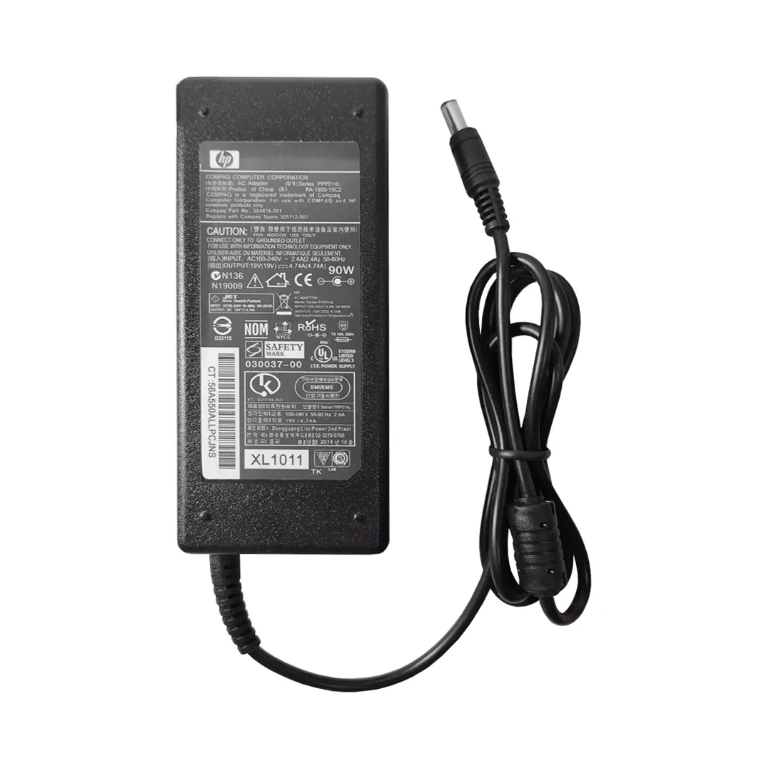 (747) Cargador laptop hp 19 V 4.7 A 5.8X1.7mm XL1011