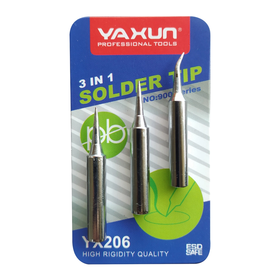 (1255) Kit 5 puntas  para Cautin Yaxun o estacion de calor