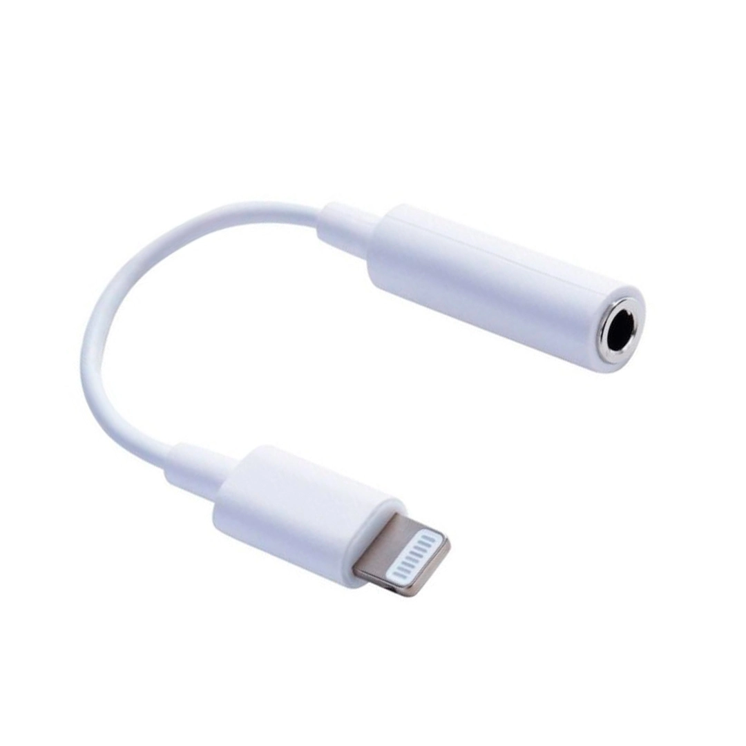 (1377) Adaptador lightning iphone a plug  3.5mm hembra para audifono
