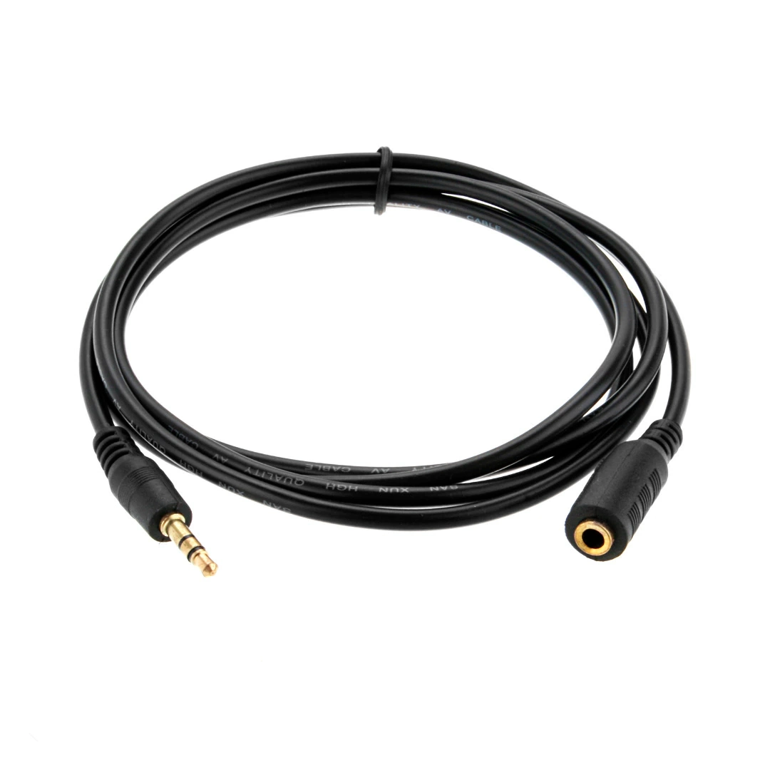 (1470) Cable auxiliar extension 1.5 metros 3.5mm macho a hembra