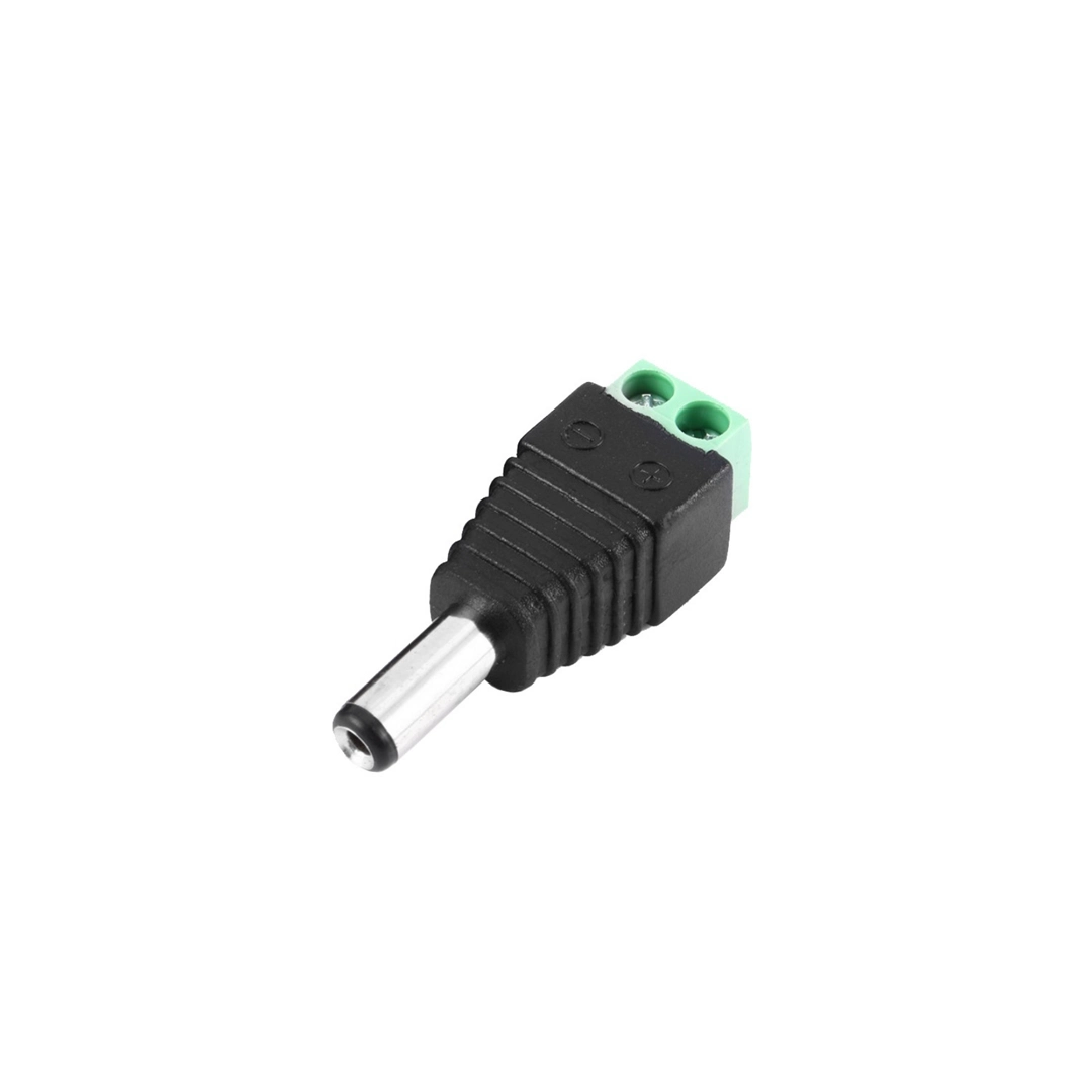 (169) Conector dc plug macho 12v corriente cámaras seguridad