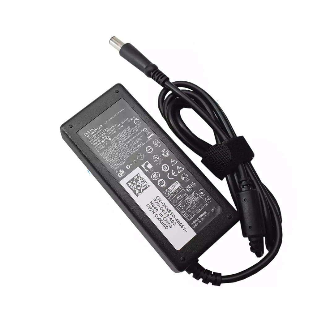 (2010) Cargador de laptop dell 19.5v 3.34a 7.4x5.0mm con aguja