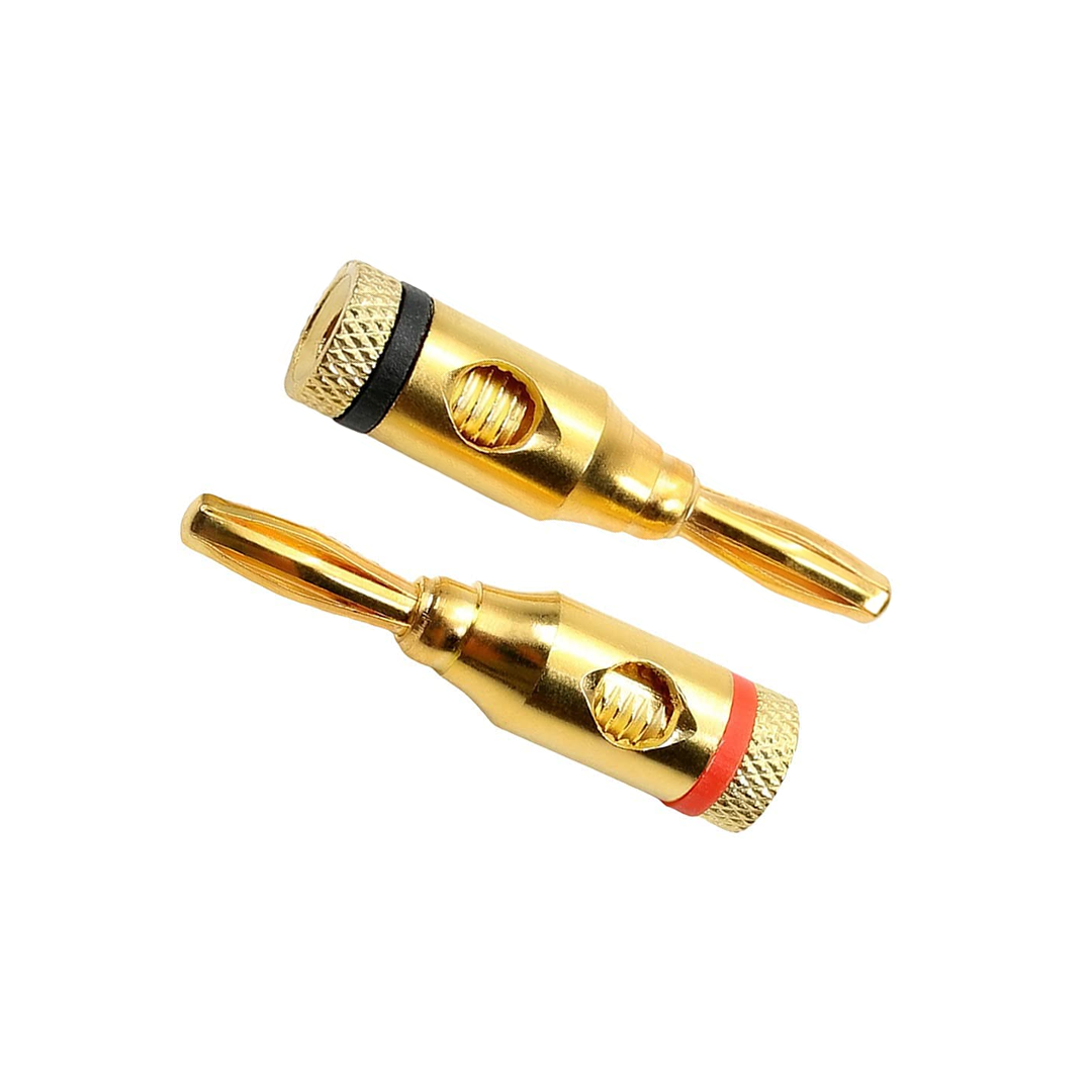 (2022) Conector banana dorado por par