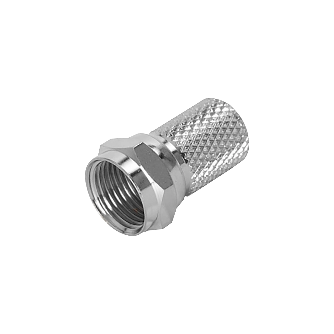 (2033)  Conector para cable coaxial rg59 rg6 enroscable