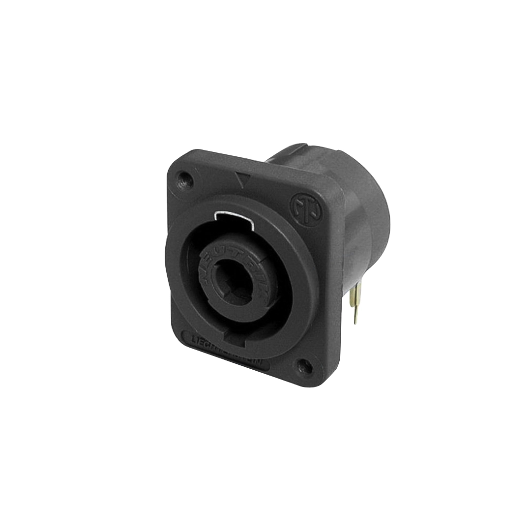 (2056) Conector speakon hembra cannon puntas doblado