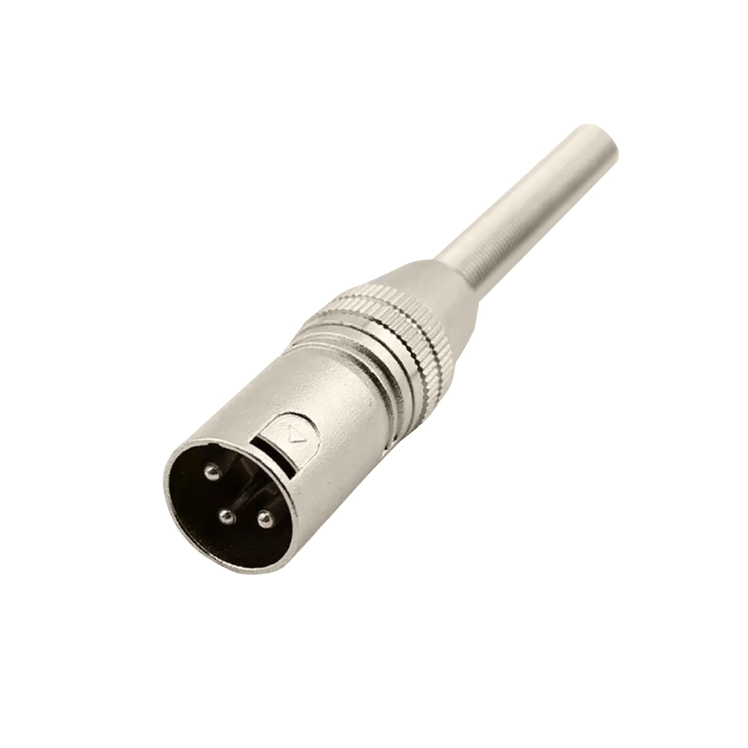(2064) Conector xlr macho con cola