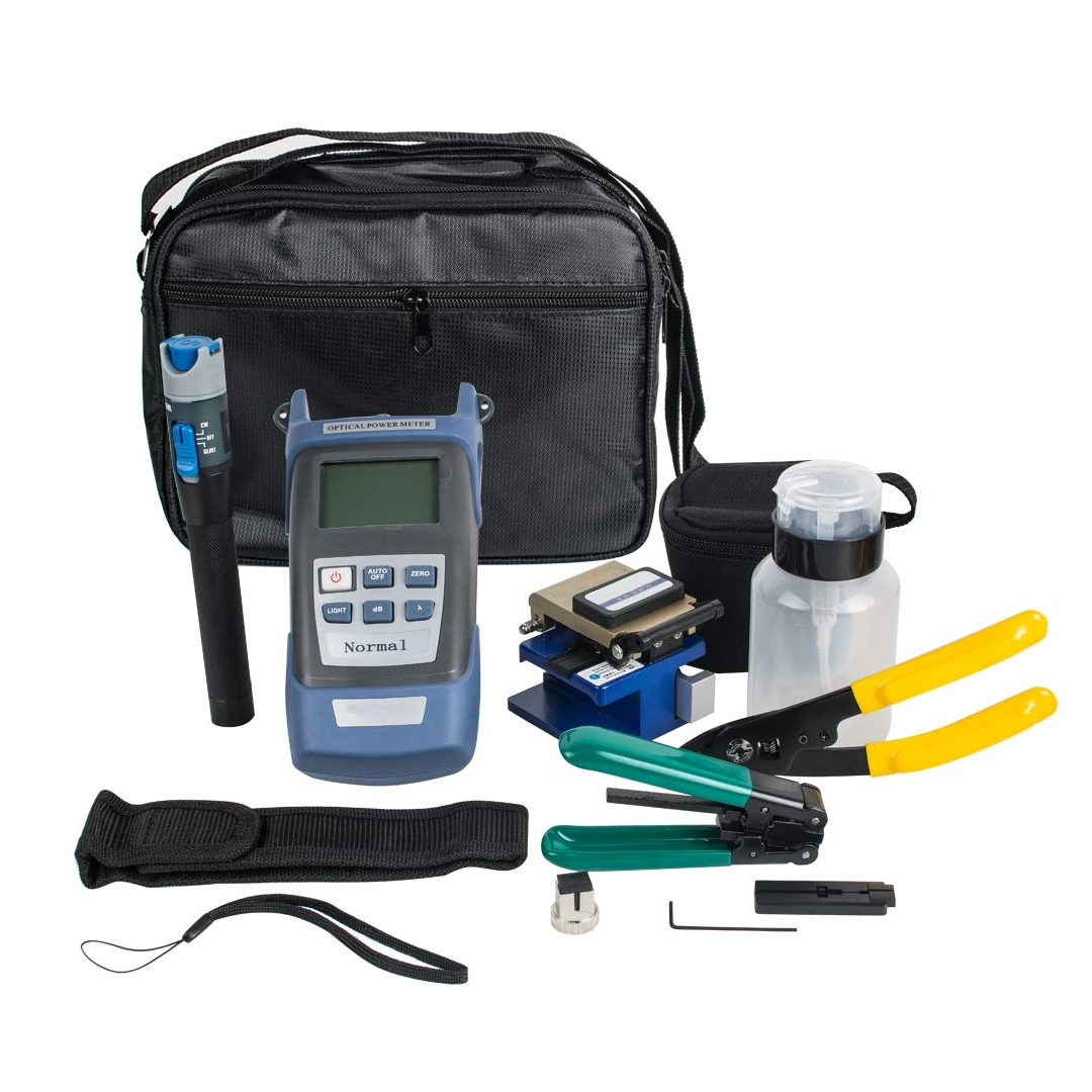 (2152)  kit herramientas fibra optica ftth test 10km tester
