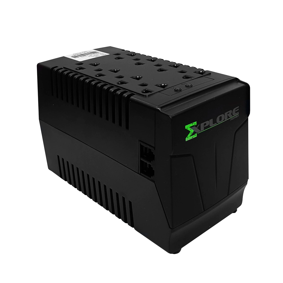 (2194) Regulador de voltaje 8 TOMAS XR600 600VA Explore