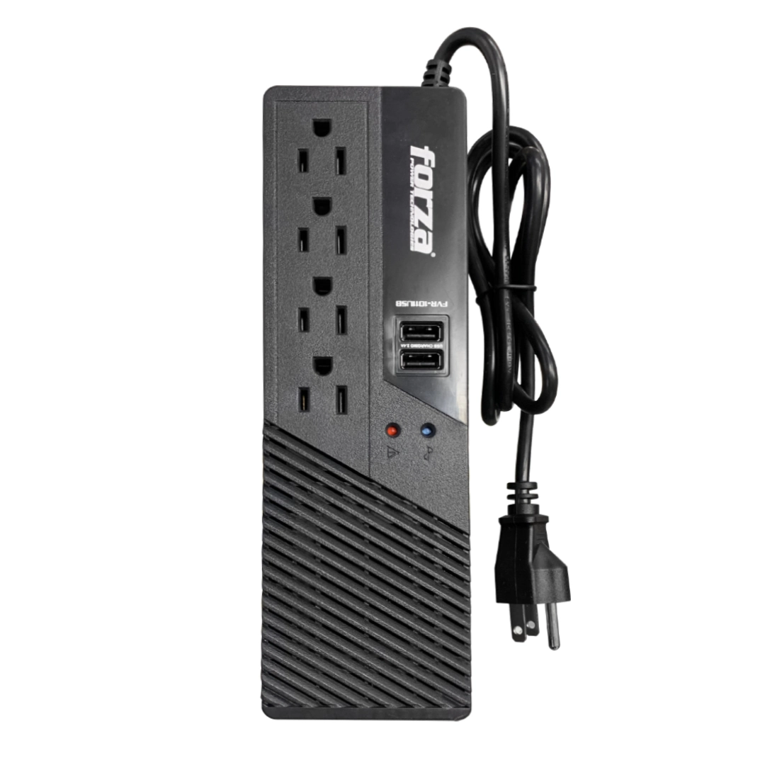(2479) Regulador automático usb Forza 1000va 500w 115v 4 puertos