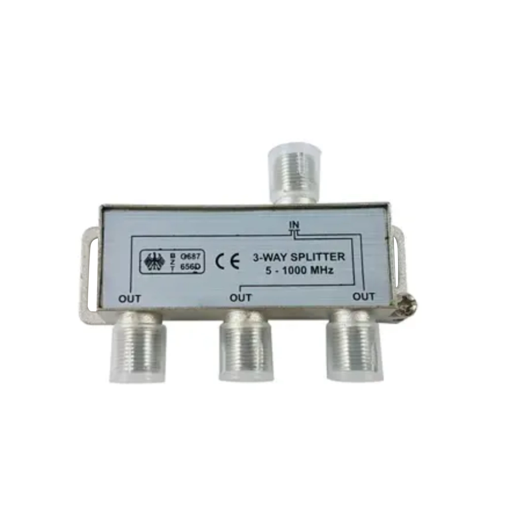 (2626) Splitter De 3 Vias, 5 - 1000mhz, Cable Coaxial Inter