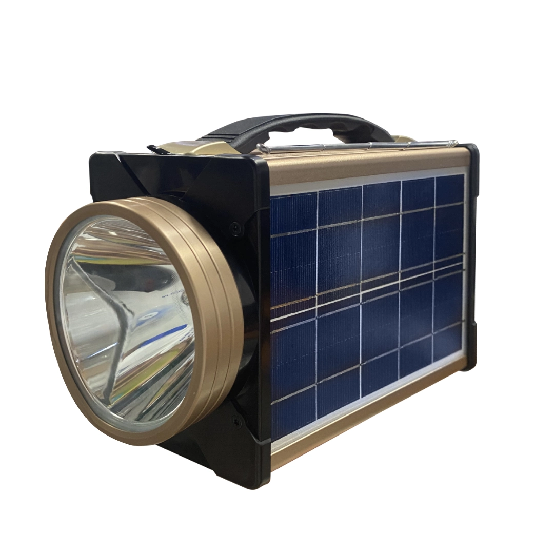 (2602) Corneta Bluetooth con radio  y linterna recargable con energia solar