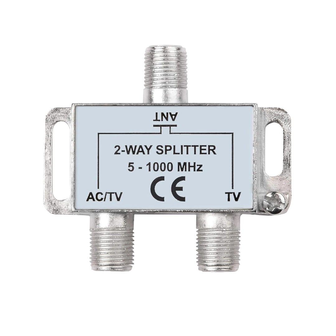 (2625) Splitter De 2 Vias, 5 - 1000mhz, Cable Coaxial Inter