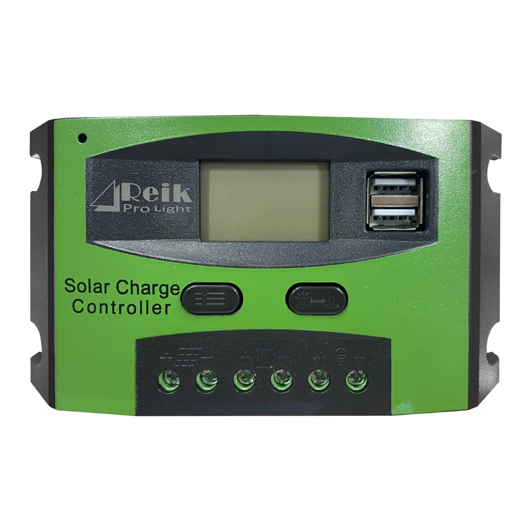 (2844) Controlador solar pwm 30a 12v/24v auto