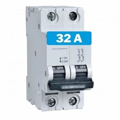 (2865)  Breaker termomagnético 2 POLO 32AMP