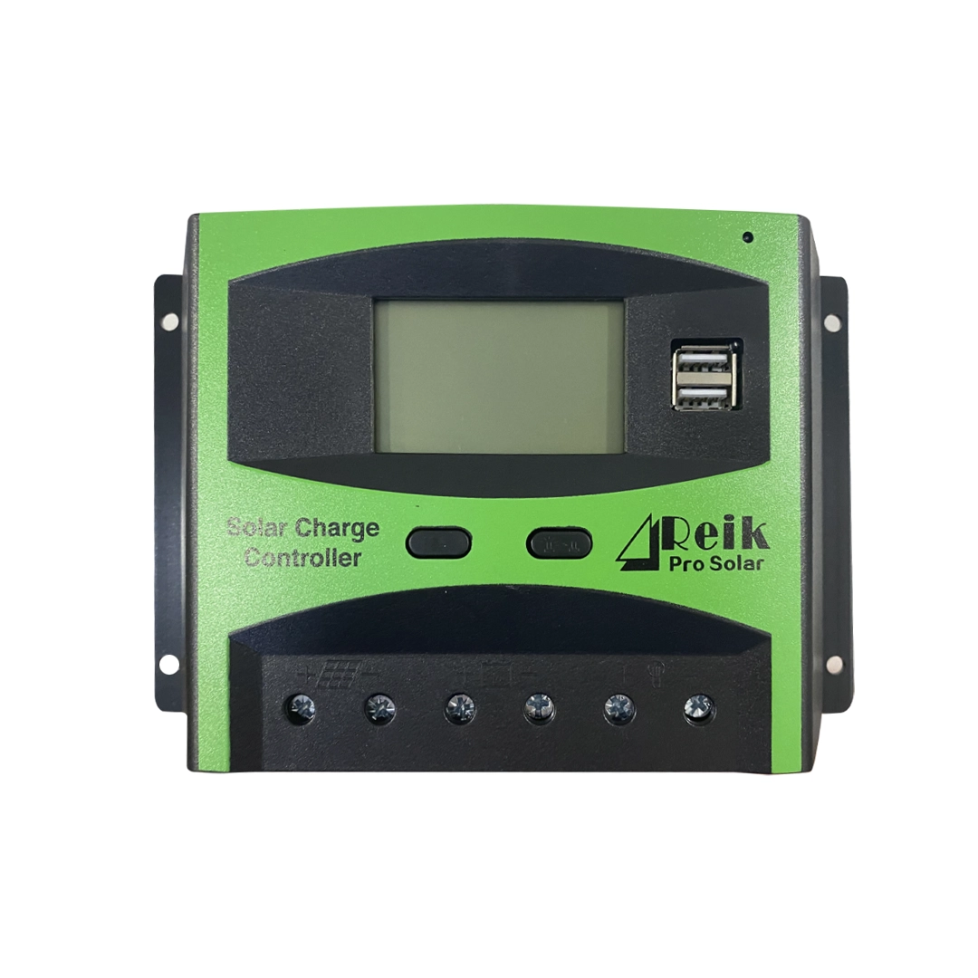 (2872) Controlador carga solar PWM 60A 12V-24V auto