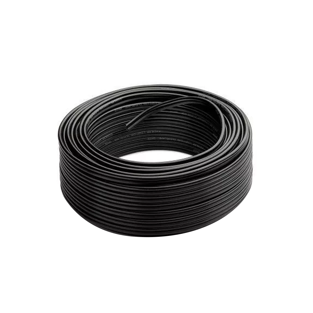 (2895) Cable para panel solar pv1 f4 100mts negro