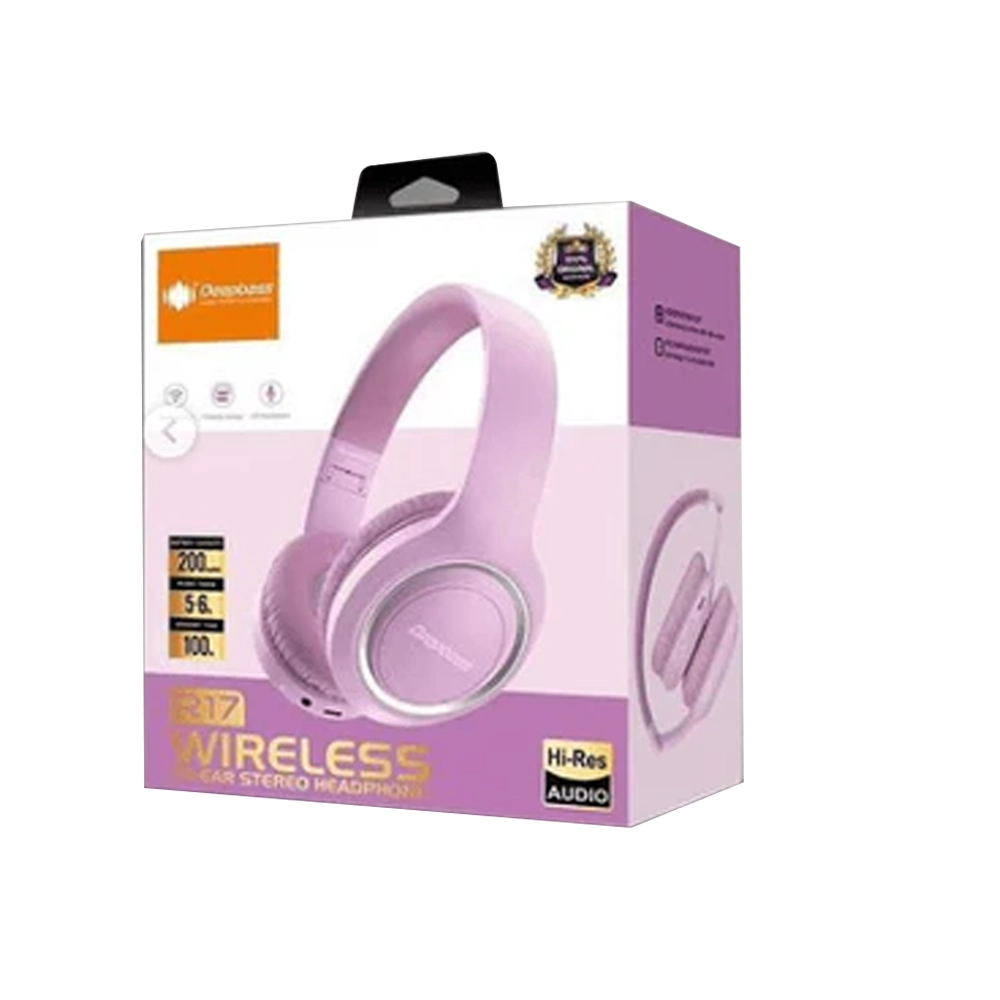 (3035) Audifonos inalambricos R17 morado
