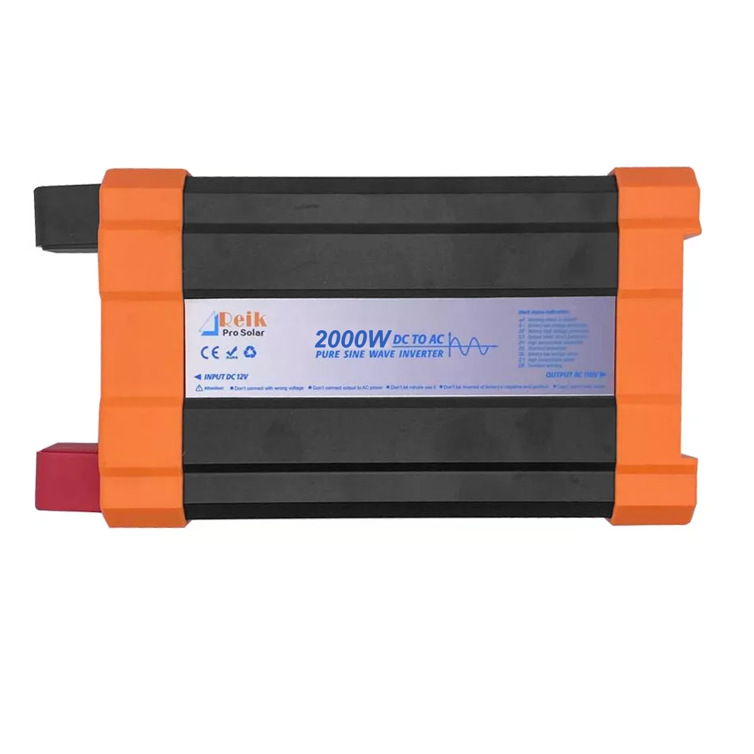 (3065)  Inversor de corriente 2000W  12V/110V  onda pura REIKPRO BAP2000B 375*196*99mm