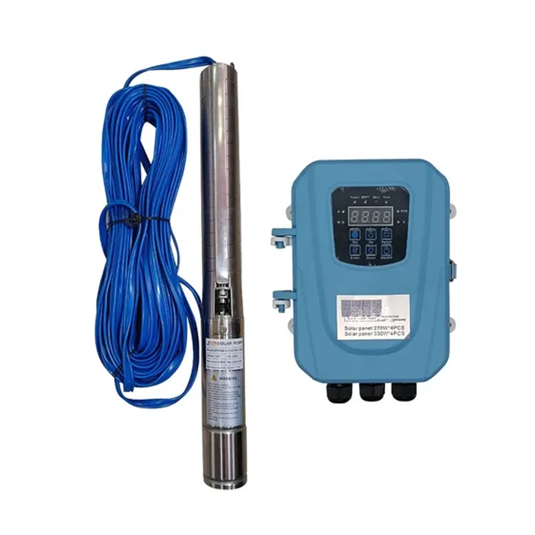 (3180) Bomba de agua sumergible solar 1.5 hp 1100w 144v
