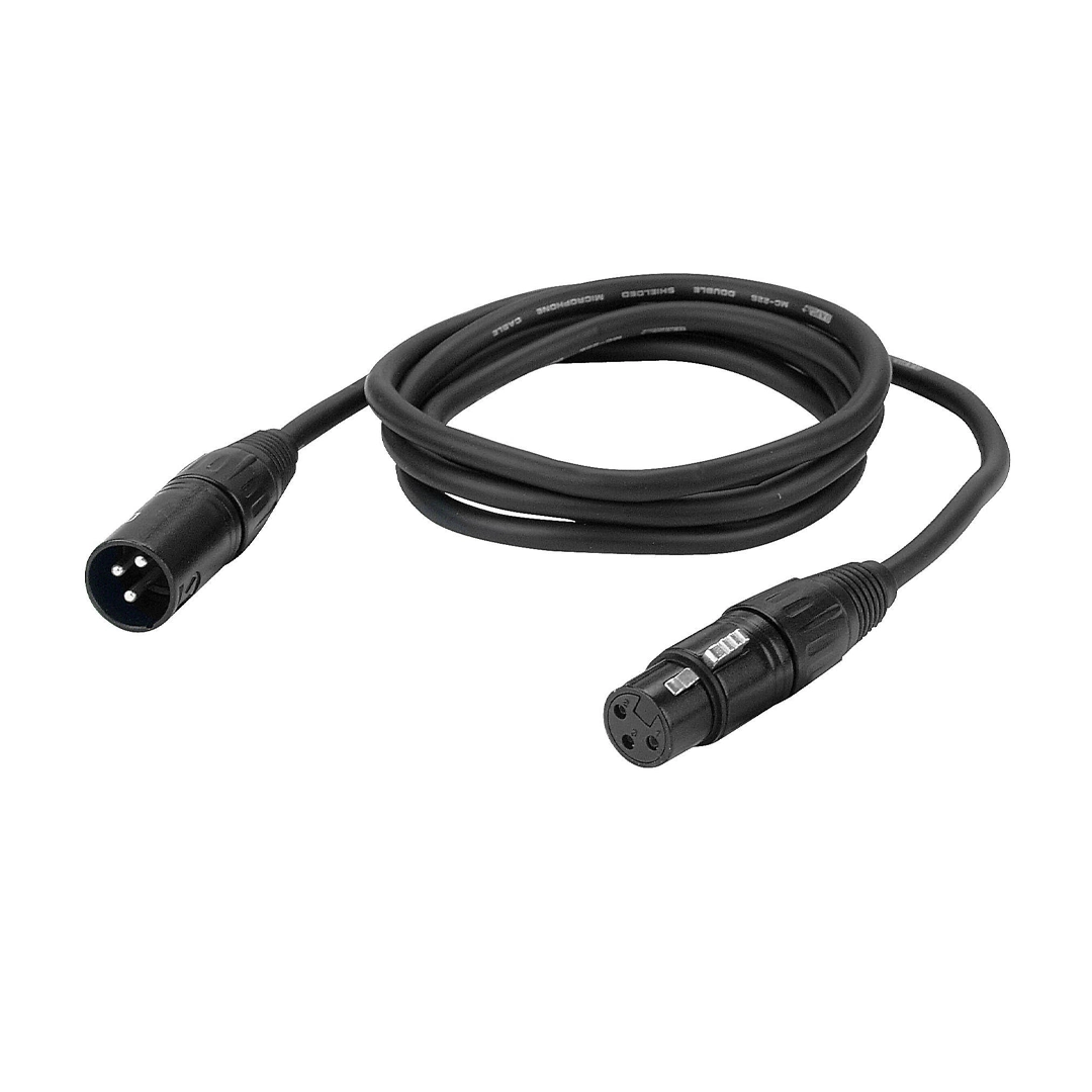 (3215) Cable de audio canon 10 metros  xlr macho a hembra 3 pines