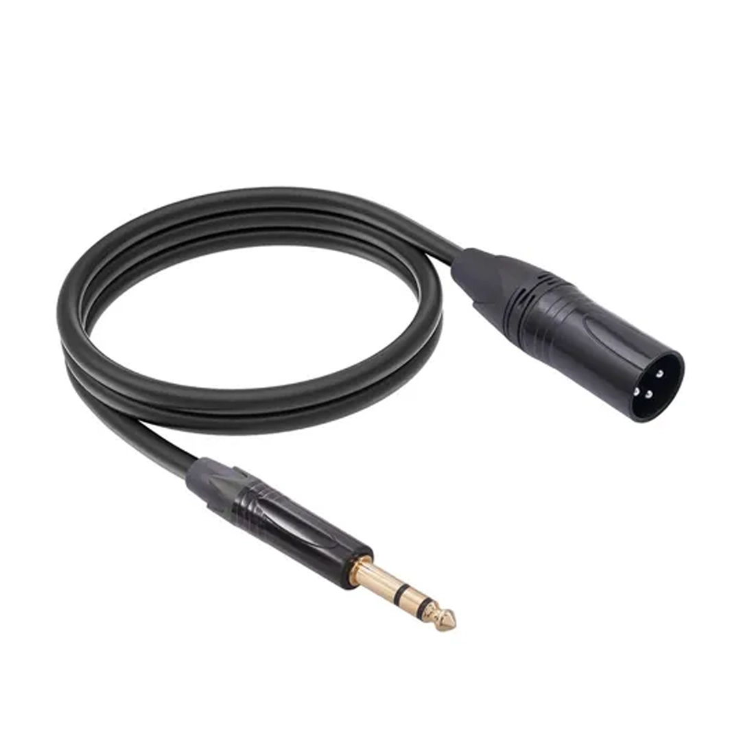 (3217) Cable de audio canon  3 metros xlr 3 pines hembra a plug macho 6,3mm