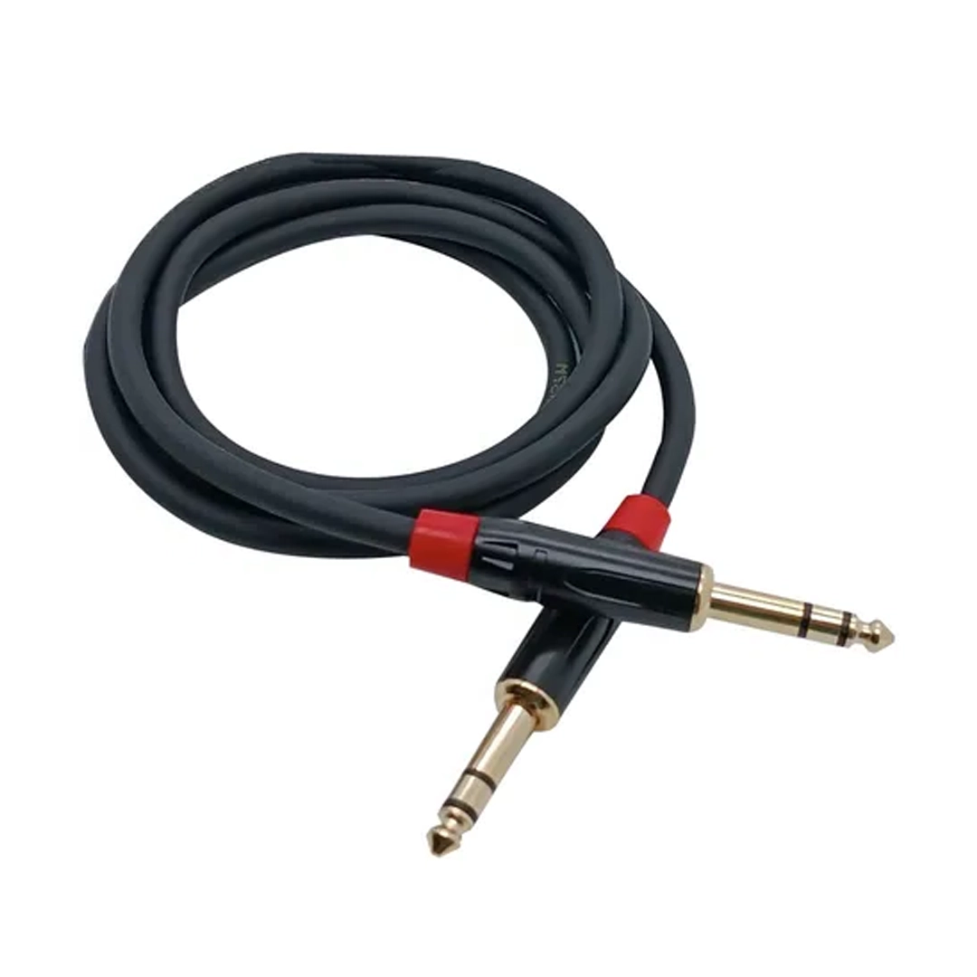 (3221) Cable de audio plug 6,3mm 3 metros macho a macho estereo bayaast