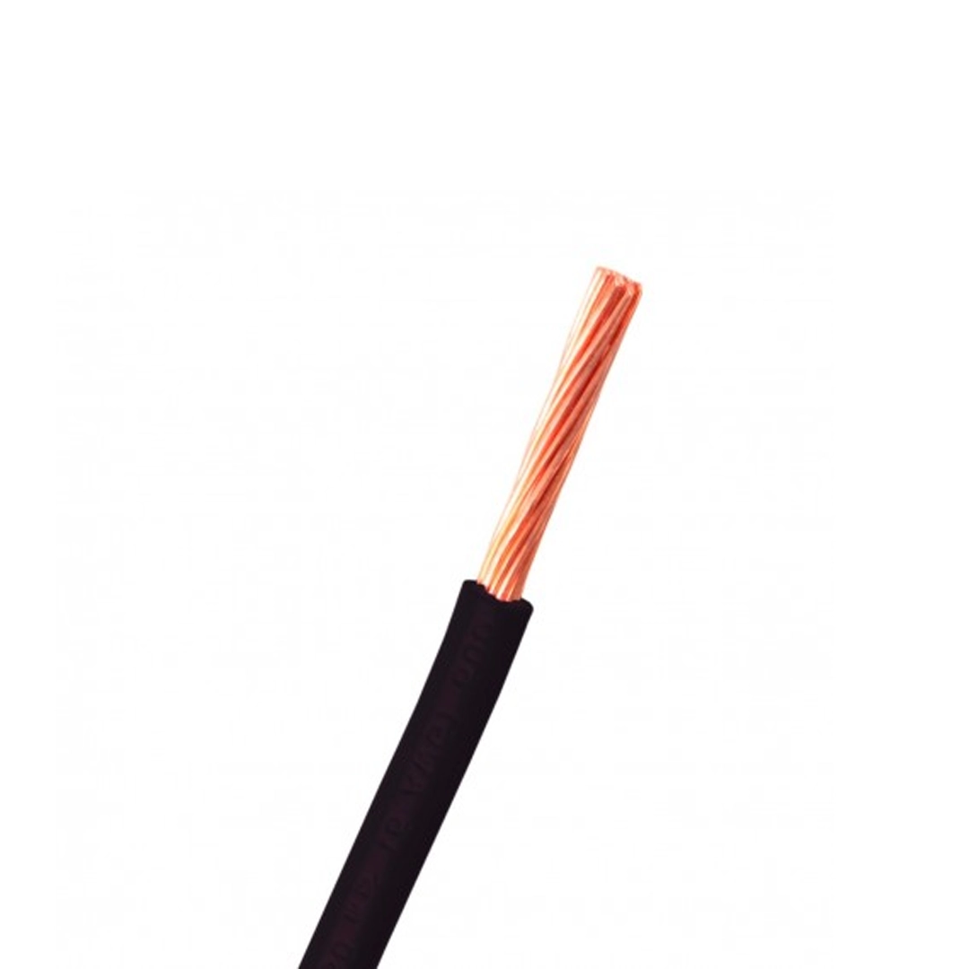 (3283) Cable de electricidad nro 5 rojo o negro bvr por metro 100% cobre