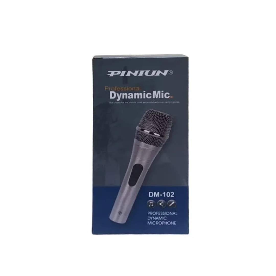 (3488) Microfono profesional alambrico de mano dinamico DM-102B con calbe 3mts