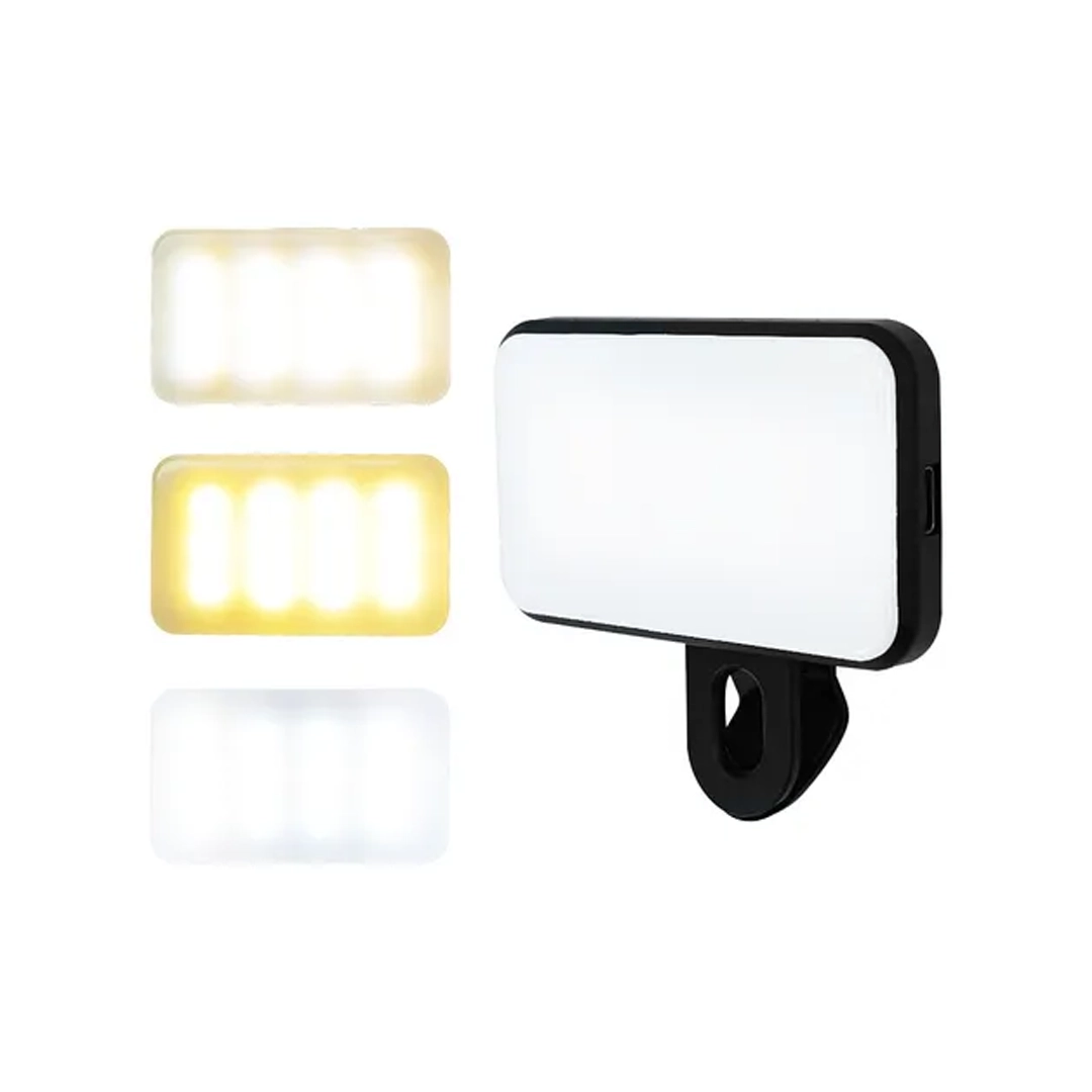(3501) Panel de luz led mini para teléfono con gancho cube light