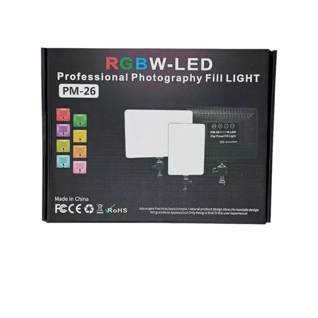 (3506) Panel de luz para fotografia 35,5x24,8cm rgb multicolor pm-36