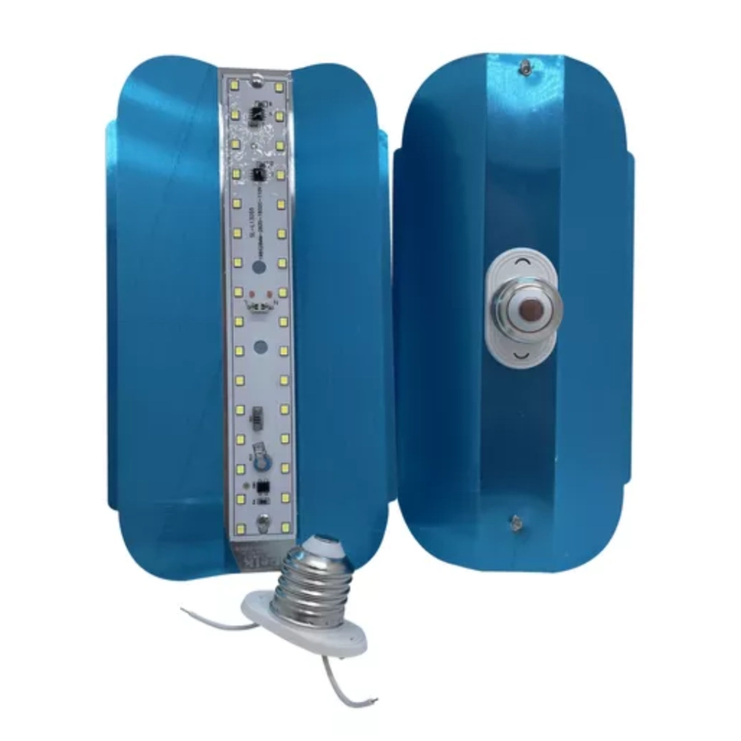 (2838) Reflector aluminio 80w de sócate solo 110v antigua reikprolight